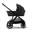 Універсальна коляска 2 в 1 для однієї дитини Cybex Gazelle S 2023 BLK Moon Black