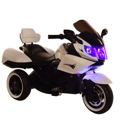 Ел-мобіль T-7224 WHITE мотоцикл 2*6V4AH мотор 2*20W з MP3 106*55*74 /1/