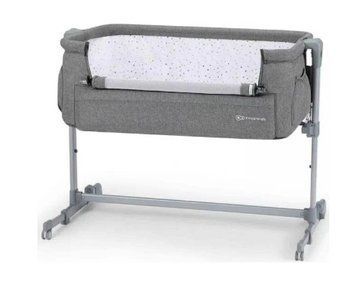 Приставная кроватка-люлька Kinderkraft Neste Up Gray Melange (KKLNESTGRYM00N)