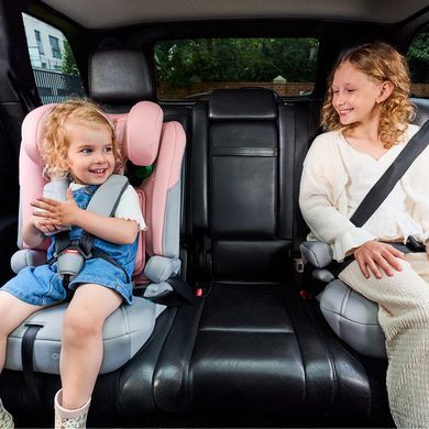 Автокресло Kinderkraft i-Comfy i-Size Black (KCICOM00BLK0000) 10 уровней наклона спинки, защита от бокового удара SPS, трансформация в бустер