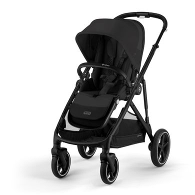 Універсальна коляска 2 в 1 для однієї дитини Cybex Gazelle S 2023 BLK Moon Black