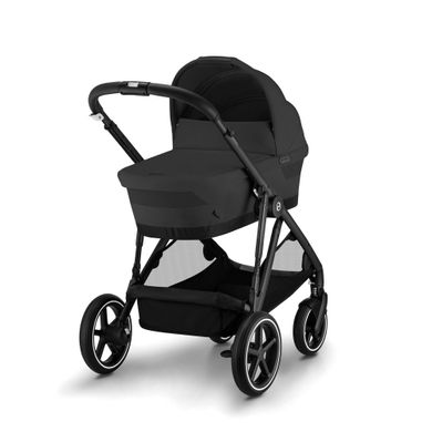 Універсальна коляска 2 в 1 для однієї дитини Cybex Gazelle S 2023 BLK Moon Black