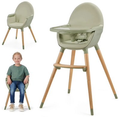 Стільчик для годування 2 в 1 Kinderkraft Fini 2 Green