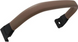 Бампер для коляски Joolz Aer Brown carbon из экокожи, складывается вместе с коляской