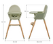 Стільчик для годування 2 в 1 Kinderkraft Fini 2 Green