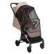 Прогулянкова коляска Junama Aviator Carbon Beige компактне складання до розмірів ручної поклажі, легка карбонова рама, чохол для ніжок у комплекті