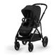 Універсальна коляска 2 в 1 для однієї дитини Cybex Gazelle S 2023 BLK Moon Black