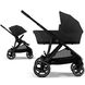 Універсальна коляска 2 в 1 для однієї дитини Cybex Gazelle S 2023 BLK Moon Black