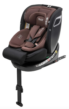 Автокрісло Bair Oreo Pro 360 i-size Isofix OP-04 Choco-black з обертом на 360&deg;, опорна ніжка Support Leg, захист від бокового удару SPS