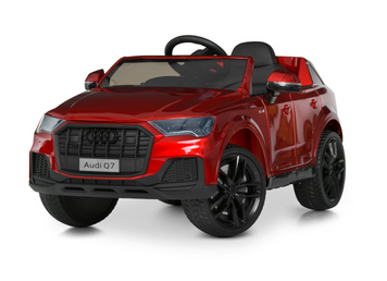Дитячий електромобіль Bambi Racer джип Audi M 5796EBLRS-3 червоний зі світлової панеллю, фари, пульт дистанційного керування