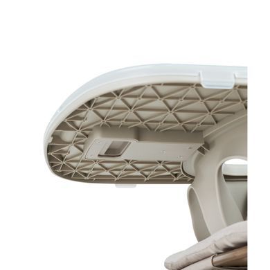 Стільчик-трансформер 3в1 для годування CARRELLO Focus CRL-16801 Whisper Grey з функцією шезлонга, 7 рівнів висоти сидіння, знімний піднос