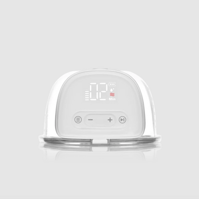 Электрический молокоотсос Lionelo FIDI FREE LUMI WHITE NATURAL с функцией "свободные руки", 2 фазы работы, 9 уровней интенсивности