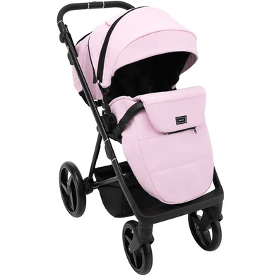Коляска 2 в 1 Adamex Blanc Eco SA-16 розовый