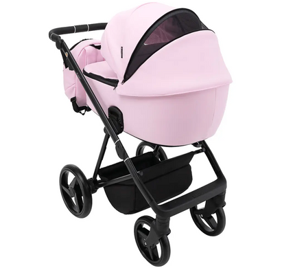 Коляска 2 в 1 Adamex Blanc Eco SA-16 розовый