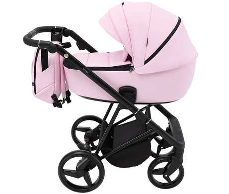 Коляска 2 в 1 Adamex Blanc Eco SA-16 розовый