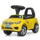 Каталка-толокарь BAMBI M 3147B-6 желтая 6 мелодий, руль с музыкой, светящиеся фары, багажник под сиденьем