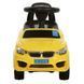 Каталка-толокар BAMBI M 3147B-6 жовта 6 мелодій, кермо з музикою, світні фари, багажник під сидінням