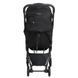 Прогулянкова коляска Junama Aviator Carbon Black компактне складання до розмірів ручної поклажі, легка карбонова рама, чохол для ніжок у комплекті