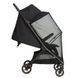 Прогулянкова коляска Junama Aviator Carbon Black компактне складання до розмірів ручної поклажі, легка карбонова рама, чохол для ніжок у комплекті