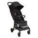 Прогулянкова коляска Junama Aviator Carbon Black компактне складання до розмірів ручної поклажі, легка карбонова рама, чохол для ніжок у комплекті