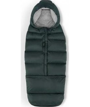Мішок утеплений Joolz Puffer dark green водовідштовхувальна тканина, регулювання капюшона та муфти, утеплювач Sorona&reg; Aura