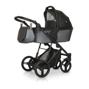 Коляска 3 в 1 Verdi Dynamic 9023-VDE-08L ECO, dark grey/black, графіт/чорний