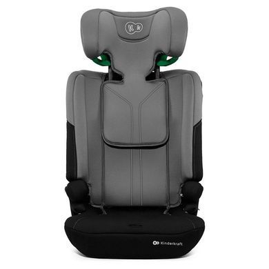 Автокрісло Kinderkraft i-Comfy i-Size Dark grey (KCICOM00DGR0000) 10 рівнів нахилу спинки, захист від бокового удару SPS, трансформація у бустер
