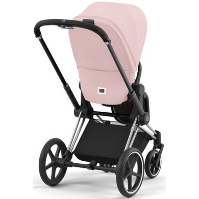 Універсальна коляска 2 в 1 Cybex Priam 4.0 2024 Peach Pink шасі Chrome Black