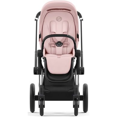 Универсальная коляска 2 в 1 Cybex Priam 4.0 2024 Peach Pink шасси Chrome Black