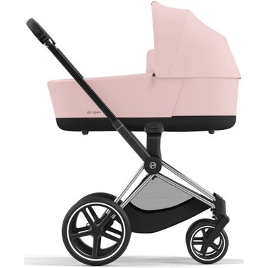 Универсальная коляска 2 в 1 Cybex Priam 4.0 2024 Peach Pink шасси Chrome Black