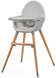 Стільчик для годування 2 в 1 Kinderkraft Fini 2 Grey