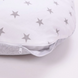 Подушка для кормления (подушка для беременных) Baby Veres Comfort Velour stars grey 150х57 см