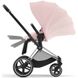 Универсальная коляска 2 в 1 Cybex Priam 4.0 2024 Peach Pink шасси Chrome Black