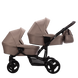 Универсальная коляска 2в1 для двойни Verdi For 2 02 бежевая новинка 2025