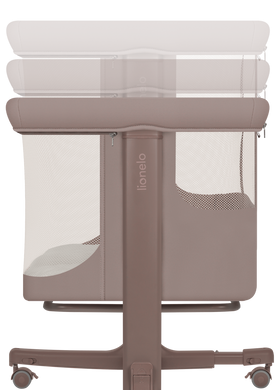 Дитяче приставне ліжко 3 в 1 Lionelo Aurora BEIGE TAUPE
