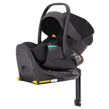 Автокрісло CARRELLO Vega lite CRL-13808/2 Absolute Black i-Size 40-87 см та база ISOFIX  з обертанням, група 0+, з розскладною спинкою