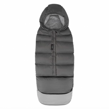 Мішок утеплений Joolz Puffer grey водовідштовхувальна тканина, регулювання капюшона та муфти, утеплювач Sorona&reg; Aura