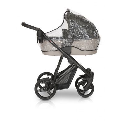 Коляска 3 в 1 Verdi Dynamic 9023-VDE-09L ECO, black/dark blue pearl, черный / синий перла