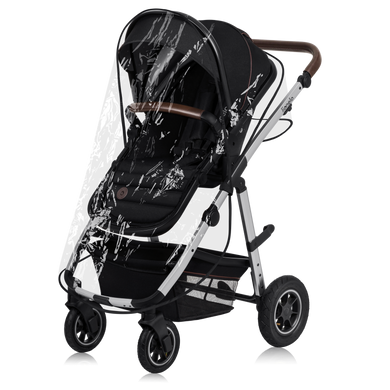 Універсальна коляска 3 в 1 Lionelo Black Silver 2024