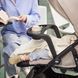 Прогулянкова коляска Kinderkraft Trig 3 Tray Beige (KSTRIG03BEG000T) з підносом, легке складання однією рукою, колеса поворотні з фіксацією, амортизація