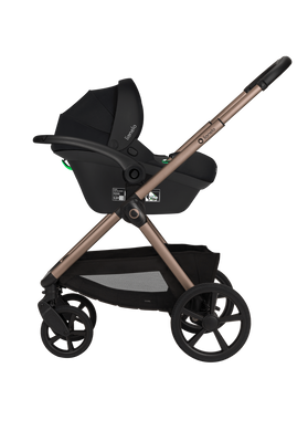 Коляска 3в1 Lionelo CARMINE BEIGE SAND с панорамной 3D-вентиляцией, антирефлюксная функция в люльке, большие колеса GravelTech с амортизацией