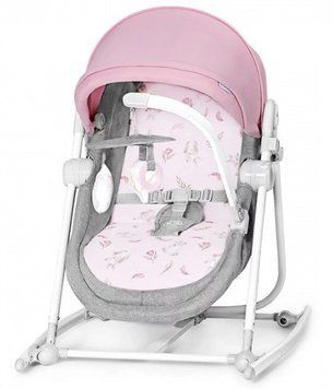 Шезлонг-качалка 5 в 1 Kinderkraft Nola Peony Rose (KBNOLA00PNK0000)