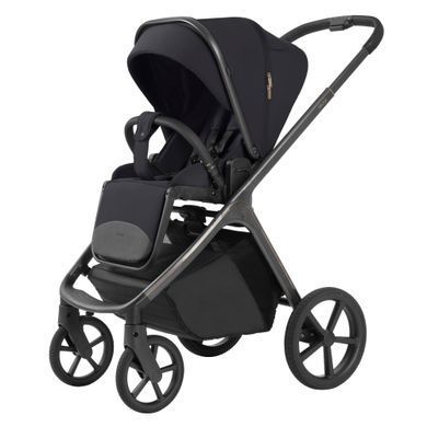 Универсальная коляска 2в1 Carrello Vector CRL-6551 Shadow Black новинка 2025 года с большими колесами и регулировкой высоты люльки