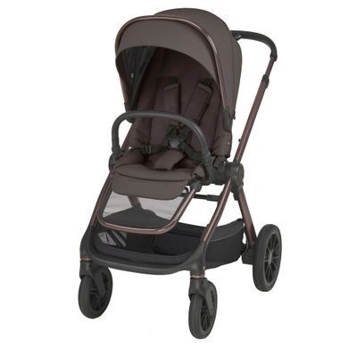 Універсальна коляска 2в1 Espiro Code 108 Unique Brown новинка 2026 з вентиляцією та автоматичним складанням