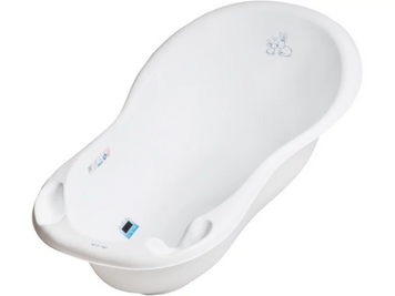 Ванна детская со сливом Tega Baby Bunny 102 см white