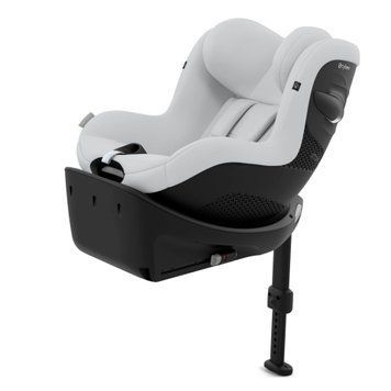 Автокрісло Cybex Sirona Gi Comfort i-Size Fog Grey поворотне на 360, система ISOFIX, вентиляція тканини