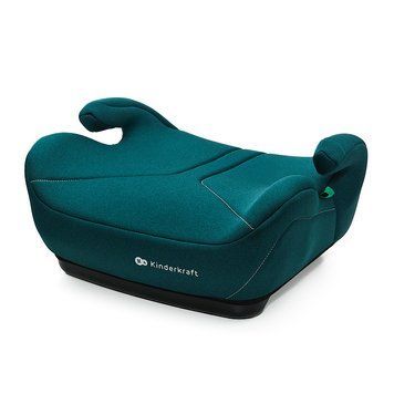 Бустер-автокресло Kinderkraft i-Boost 2 Green (KCIBOO02GRE0000) со съемным чехлом, эргономичная форма, легкий вес