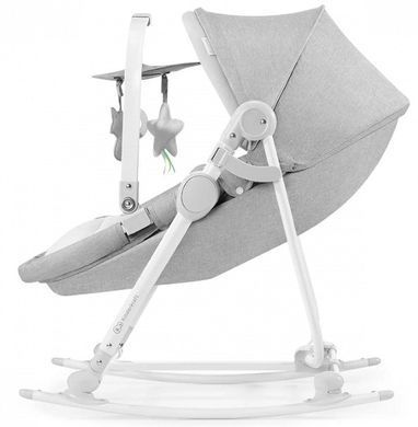 Шезлонг-качалка 5 в 1 Kinderkraft Nola Stone Grey (KBNOLA00GRY0000)