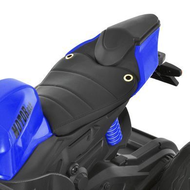 Детский мотоцикл Bambi Racer M 6307EL-4 синий с подсветкой корпуса, светящиеся фары, музыкальные эффекты, MP3, USB разъем, AUX, BLUETOOTH