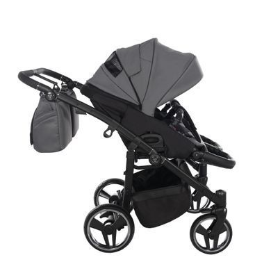 Универсальная коляска 2 в 1 для двойни Junama V3 Duo 02 Graphite